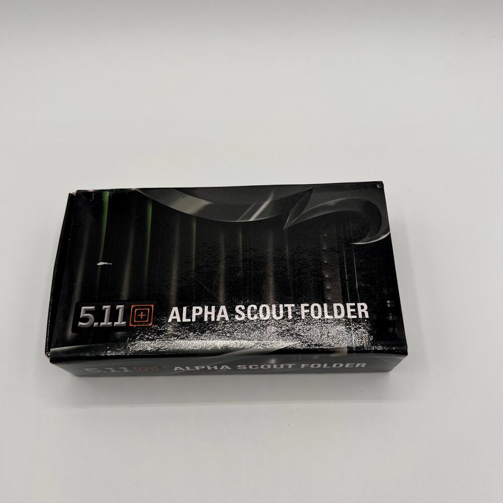 5.11 TACTICAL Alpha Scout Folder Pocket Knife NIB